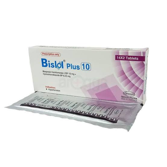 tab. Bislol Plus 10 mg + 6.25 mg